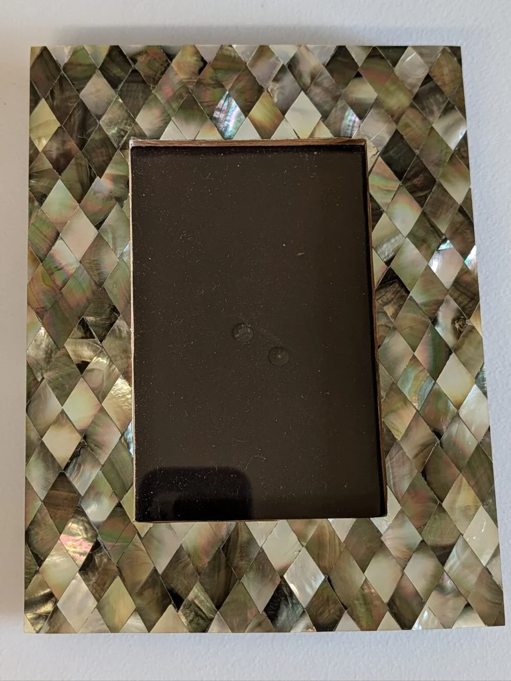 TOZAI HOME gray abalone mother of pearl picture frame 4x6